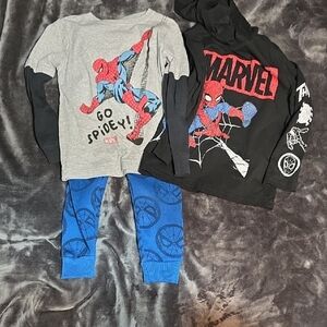 Marvel Spider-Man Graphic Hoodie and Pants Set